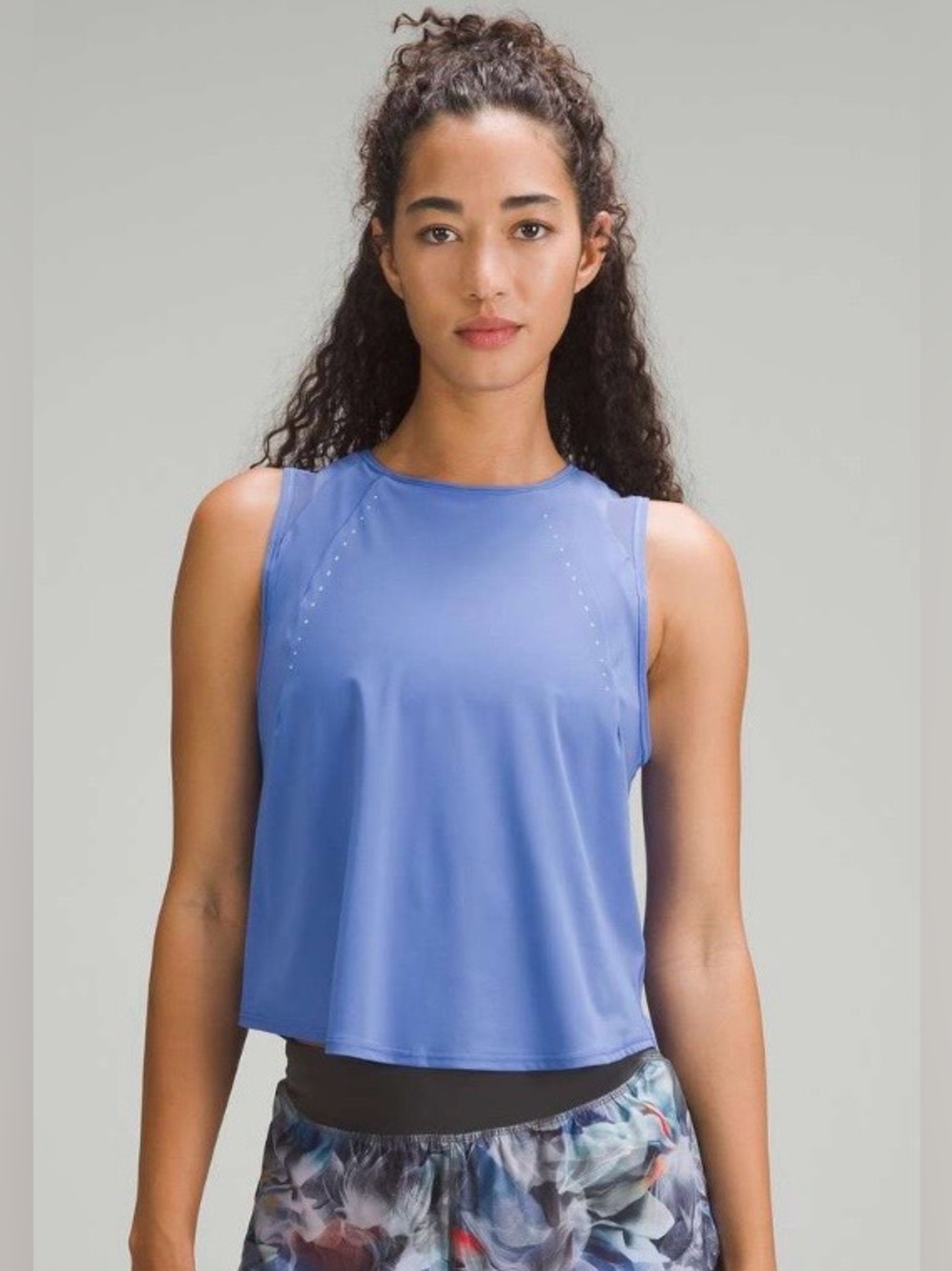 Lululemon Sculpt Cropped Tank Top in Wild Indigo | Size 14 based on measurements